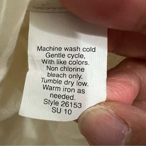 J Crew S Cream 100% Cotton Embroidered Festival Boho Ethnic Sheer Cap Sleeve Top - Picture 8 of 9